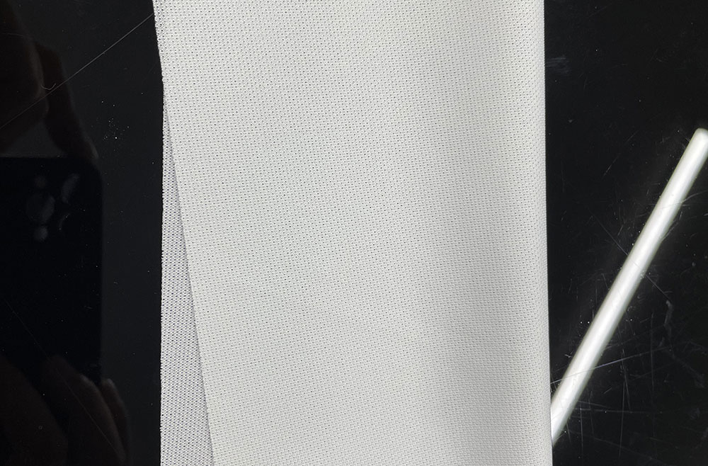 普通涤纶网纹布