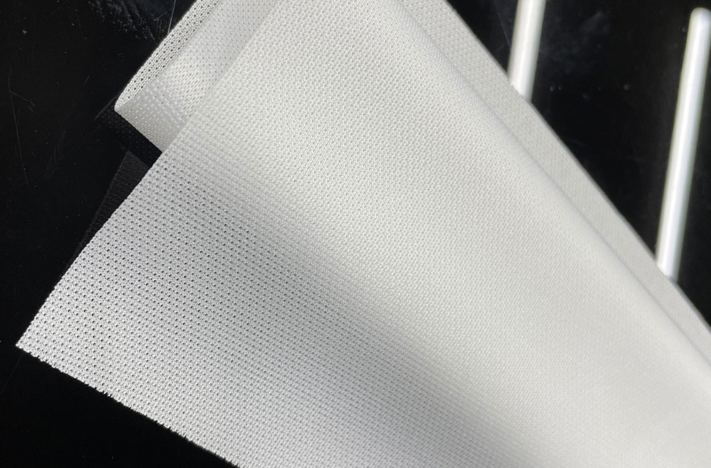 普通涤纶网纹布